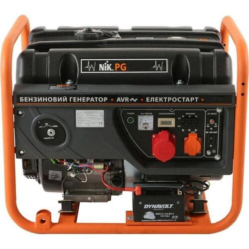 Генератор бензиновий NIK 3 фази (220/380В), 5,5кВт, (PG 6300)